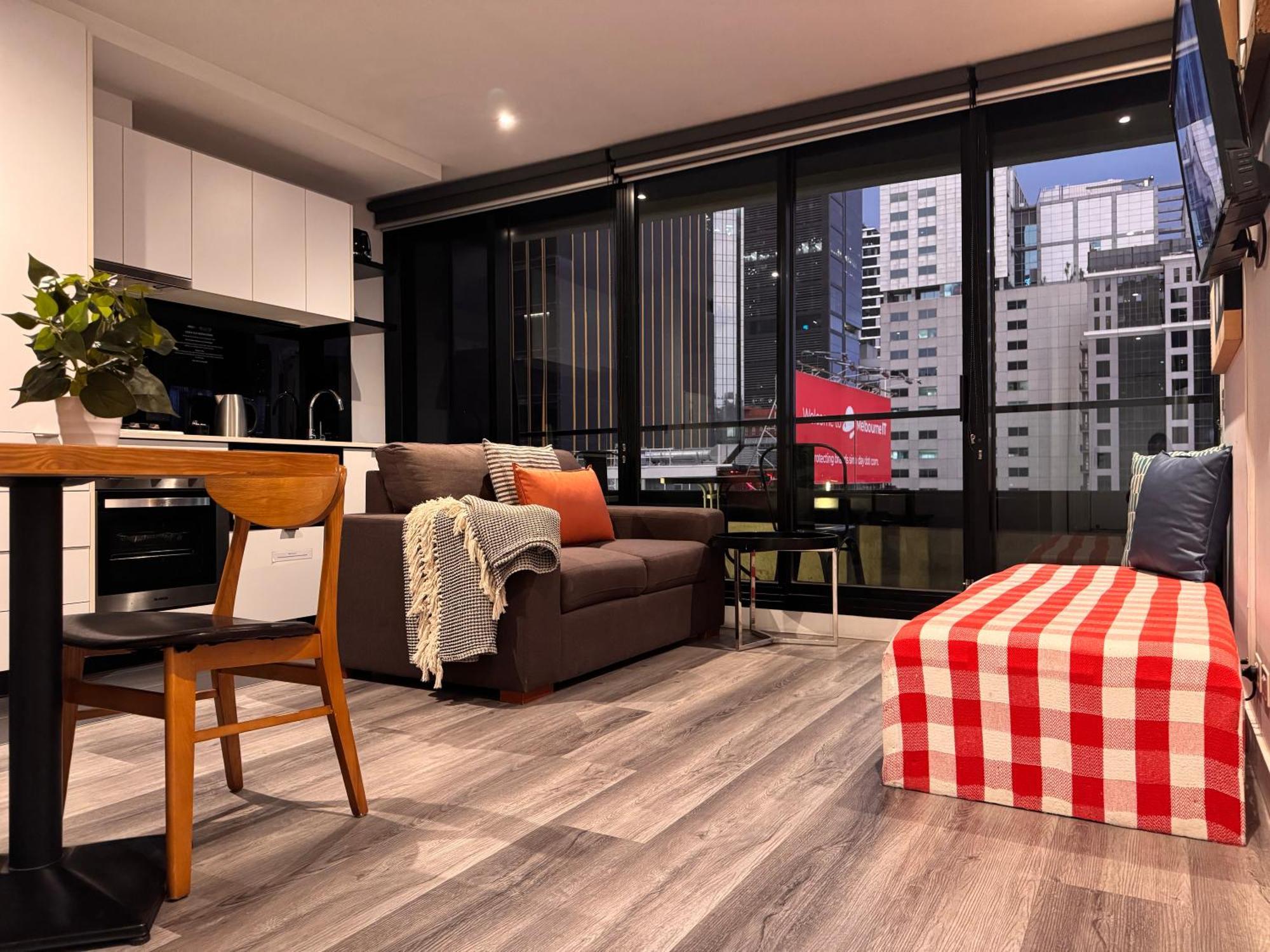 Aura On Flinders Serviced Apartments Melbourne Eksteriør bilde