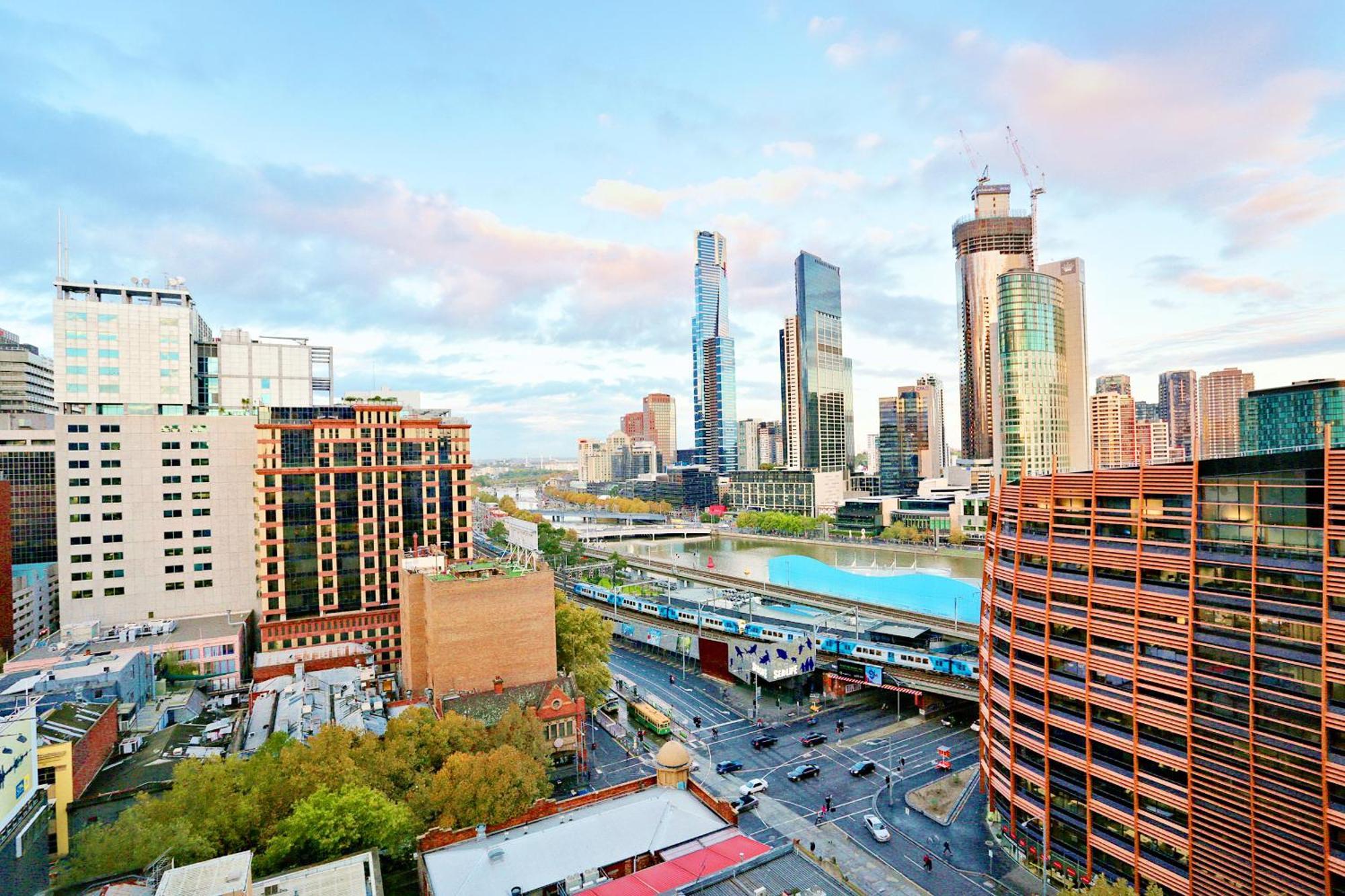 Aura On Flinders Serviced Apartments Melbourne Eksteriør bilde